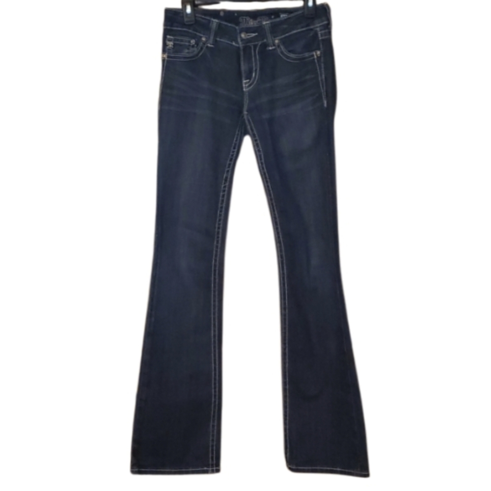 Miss Me Blue Jeans‎ Bootcut JP5005-6X In Stonewood Color Size 28